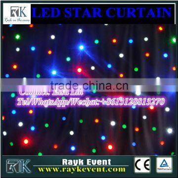 High quality Christmas LED curtain /led star curtain/LED Star Cloth from China manufacturer