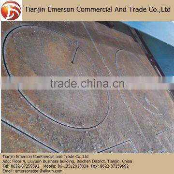 Large Weight Mild Steel Plate a36 with Cutting Processing