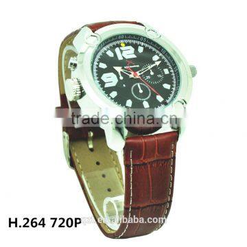 H.264 HD night vision mini cam voice recorder wrist watch hidden camera