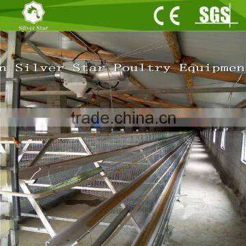 chicken egg layer cages/chicken breeding coop cage for sale