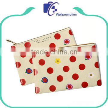 Wellpromotion Canvas Zipper Cosmeitc Pouch With Customized Logo Print photo-3