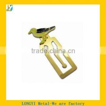 Metal Gold Book Mark, Wholesale Cut Out Metal Book Mark photo-5