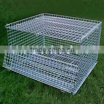 Galvanized Steel Wire Container