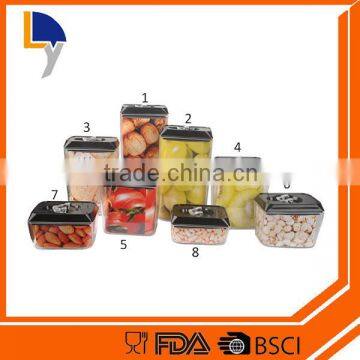 New design product different sizes food storage containers with airtight lid