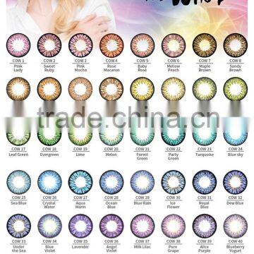 Wholesale 50 Colors Love Dolls Korea Cosmetic Color Contact Lenses photo-3