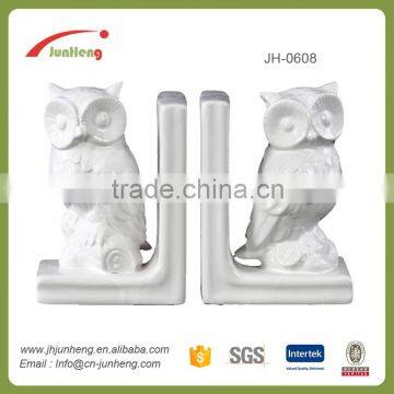 Resin crafts glazed ceramic stone garden ornaments owl, stone owl carving