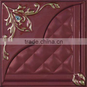 New building material 3D wall leather panel