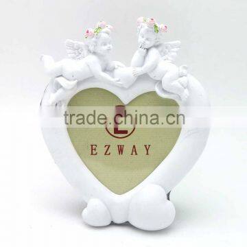 Promotional Round, Square and Heart Shape White Angel Picture Frame Wholesale photo-5