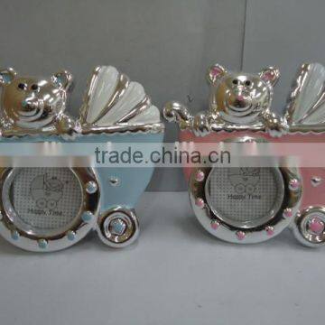 Pink Sliver my First Year Wood Digital Baby Picture Frames Baby Souvenir Photo Frames photo-2