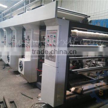 4 color 1600mm gravure type decorative paper printing machine