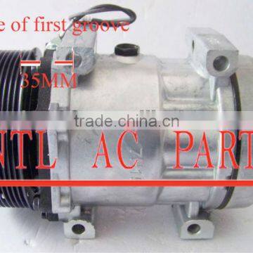 SD7H15 709 PV10 pulley ac compressor SANDEN 7H15 709 Auto a/c compressor SANDEN709 7H15 BRAND NEW