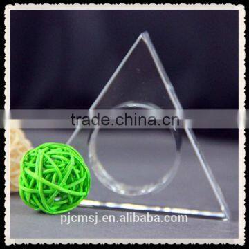 crystal glass napkin ring for exclusive restaurant decoration