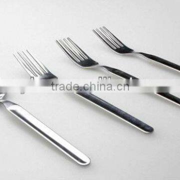 stainless steel fork and spoon