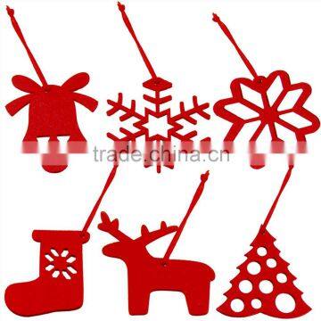 One Hundred 80 Degrees Red & White Reusable Felt Christmas Advent 24 Days Calendar Garland Decoration