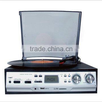 Rain Lane 3 Speed Turntable USB SD Slot Cassette Lp Mini Cassette Player photo-2