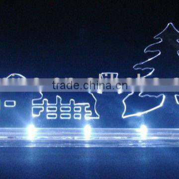 Customized Acrylic sheet for christmas LED card light
