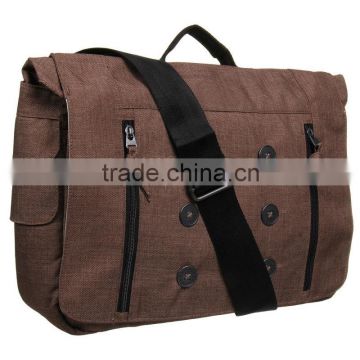 Features an adjustable canvas laptop bag