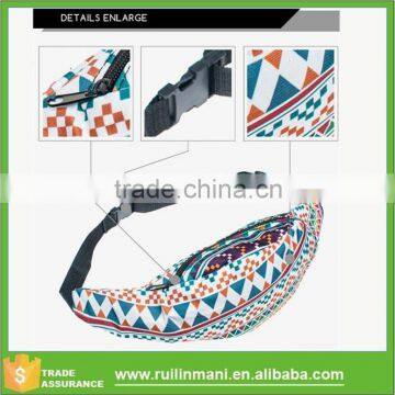 Kidney bag full print customized gym bags fashion belts for women