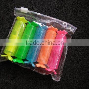 Candy shape fluorescent pen set 5