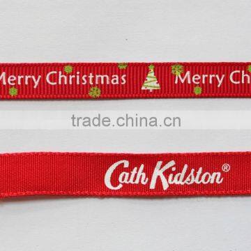 custom printed grosgrain ribbon