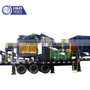 High quality artificial stone mobile crusher plant