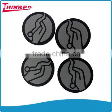 small round shape Directly factory custom plastic pvc tag Soft PVC Tag for Disabled