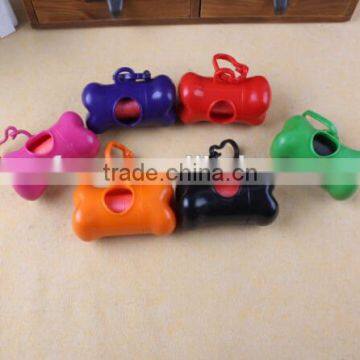 Pet Dog Bone Shape Dispenser Box Garbage Waste Bag Carrier Holder Case photo-5