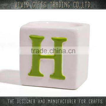 china wholesale candle holder porcelain home decor for new year