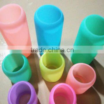 Slim Stylish Travel Silicone Heat Resistant Glass Water Bottle Sleeve