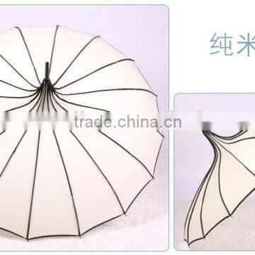 23"x8k fashion wedding parasol for decoration