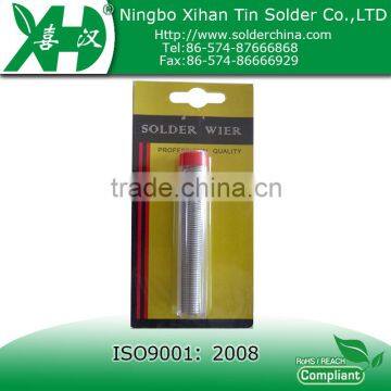 Tin Solder Wire blister Tube Sn60Pb40 1.0mm rosin cored flux no clean