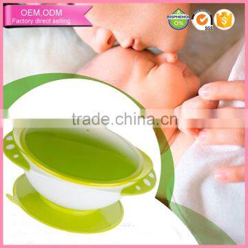 Manufacturing custom design free samples baby bowl suction cup