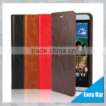 2015 alibaba china hot sale leather case , flip cover case for htc desire 826