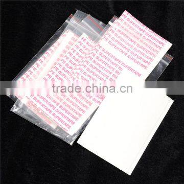 120pcs/1lot 4x0.8cm High Quality SUPER HAIR TAPE Adhesive Double Side Tape for Skin Weft Seamless Tape Hair Extensions Attaching photo-3