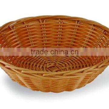 Popular Oval PP Plastic Woven Bread Basket photo-2