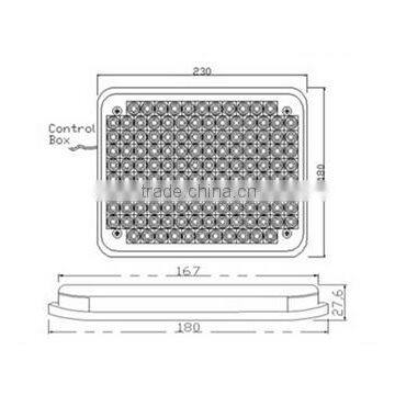 12/24V Warning Light Emergency Strobe Beacon Light, Amber/Blue Flashing Strobe Lights photo-4