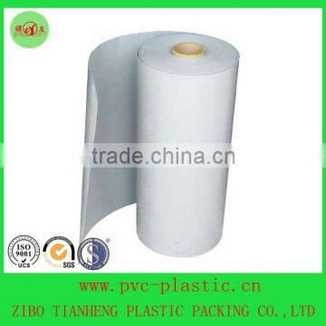 vacuum thermoforming milky white food blister packaing HIPS film for cup lids