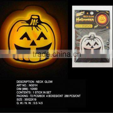 Halloween Pumpkin decorating Glow neck