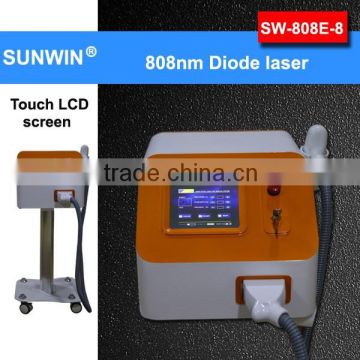 808nm diode laser hair removal machine micro -channel cooling system ,laser bar import from Germany