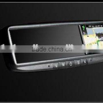 3.5inch car rearview mirror GPS navigation system and nand flash memory