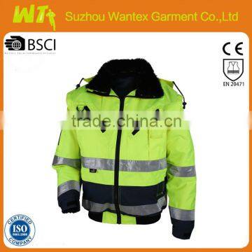 green waterproof warming life jacket reflective winter jacket for man cheap jacket clothing made in china