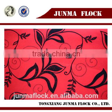 Red flower pattern Manufacturer China design Flocked Tropical Fabric Dolls