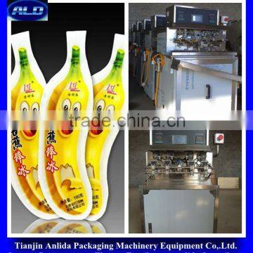 banana shape bag juice filling sealing machine