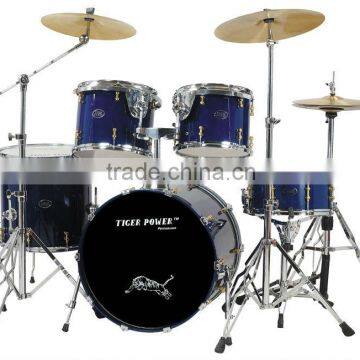 high -grade lacqure drum set with classic renenable copper lugs