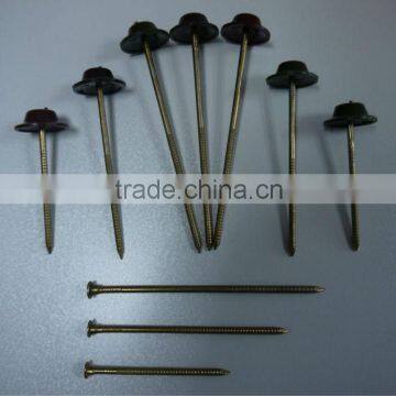 Roofing Screw Nails with Plastic Caps