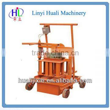 QMR2-45 mobile concrete block making machine for africa