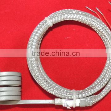 Spring hot runner coil heater