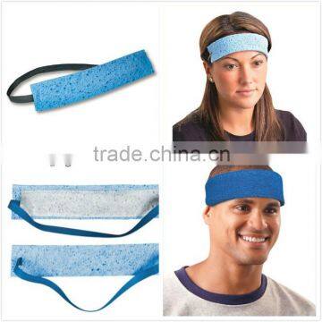 2014 Promotion Cellulose Sponge Custom Head Sweatband