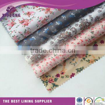 Floral/Small floral fabric 100% polyester printed fabric poly fabric for lining