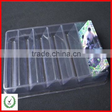 Vacuum plastic packing tray